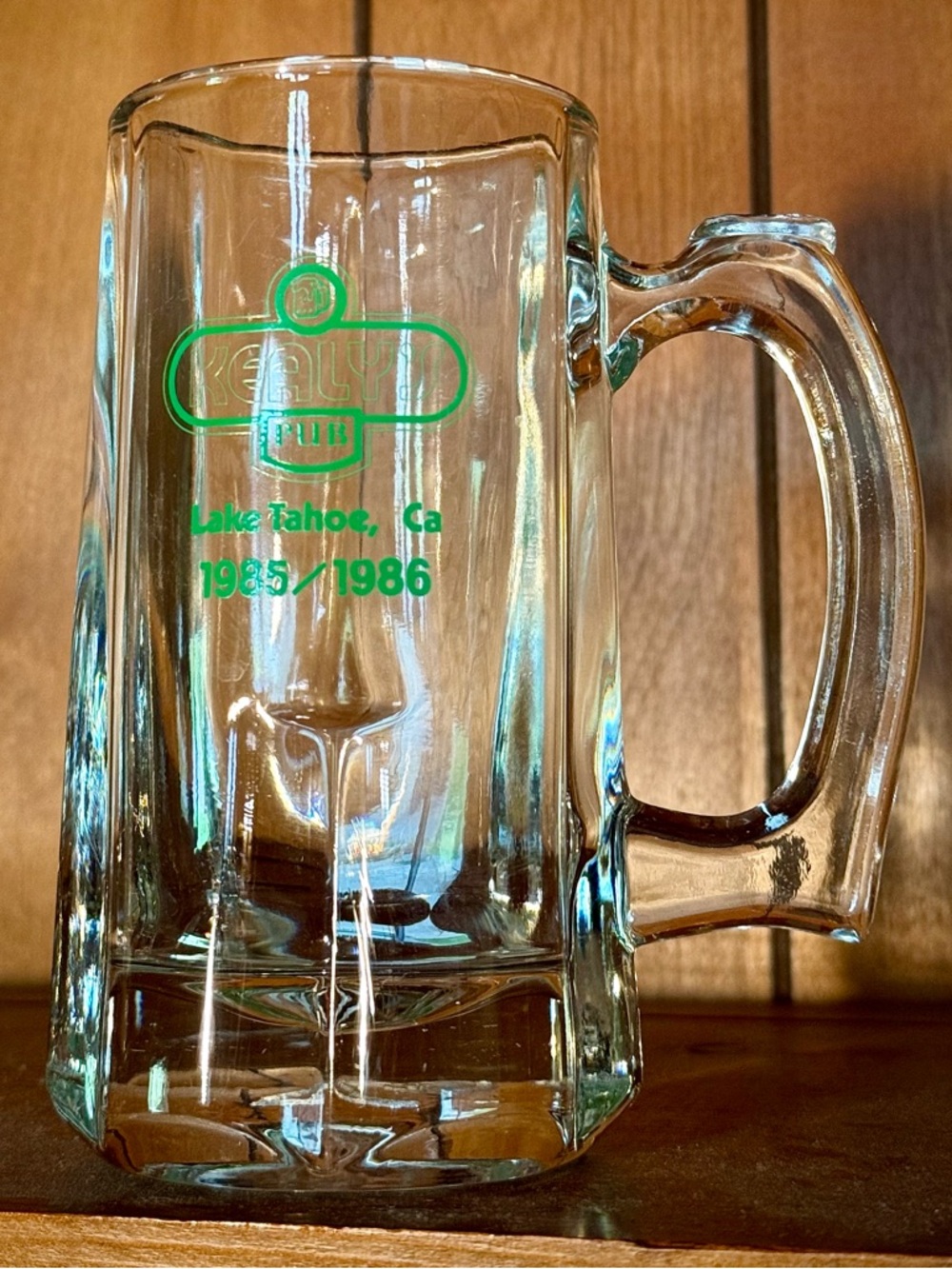 Vintage 1980s Lake Tahoe Beer Mug